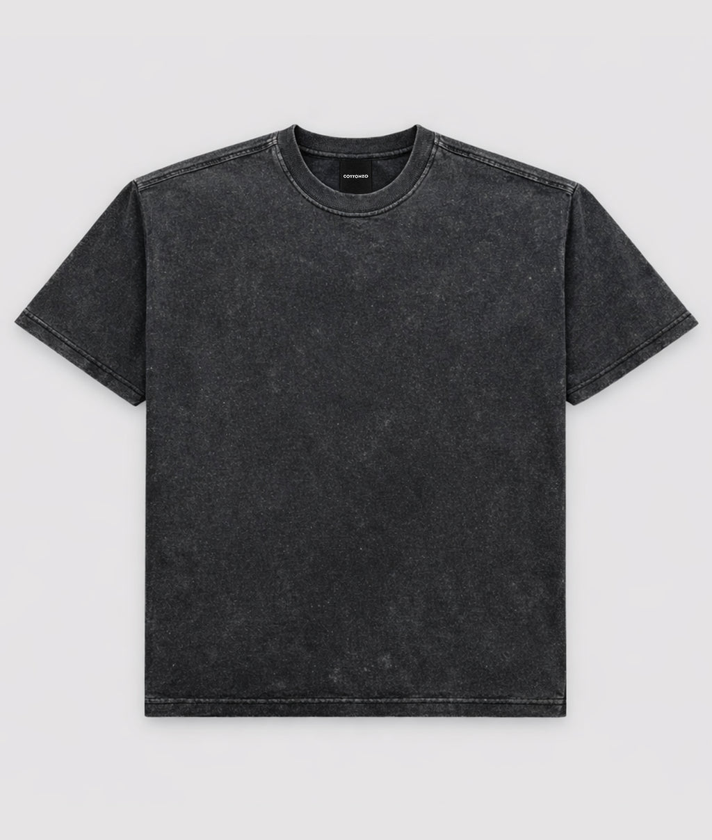 Oslo | Black Mineral Wash 320 gsm