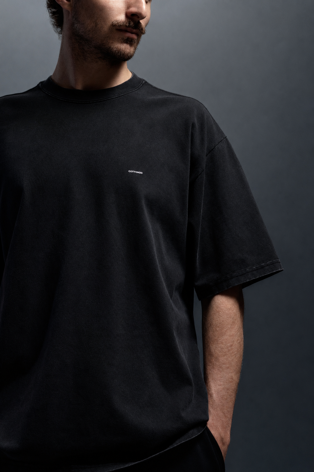 Oslo | Black Mineral Wash 320 gsm