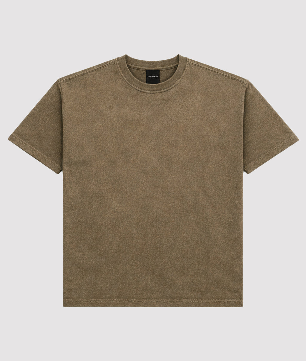 Oslo | Khaki Mineral Wash 320 gsm