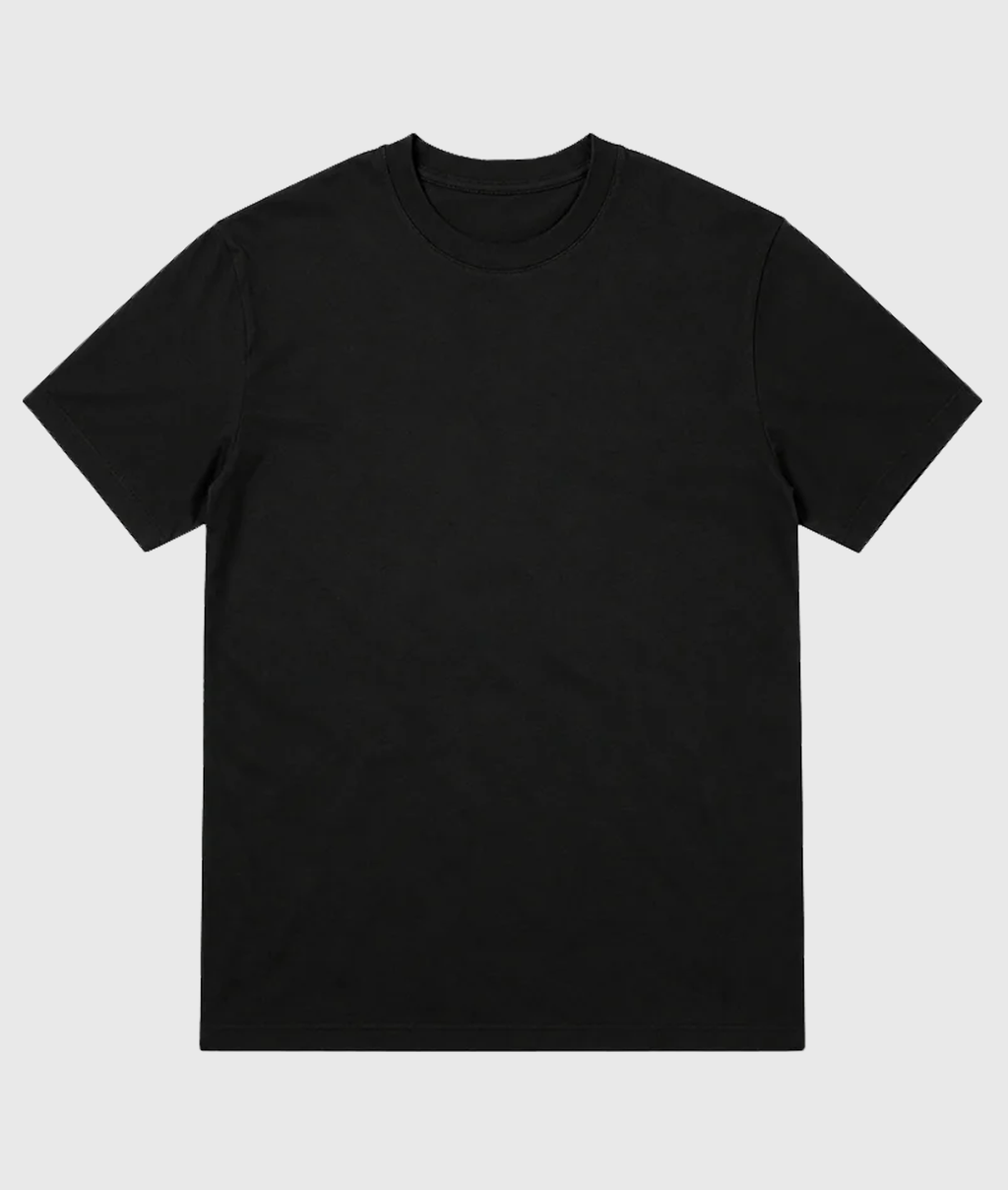6 PACK CLASSIC TEE TUBULAR ・ Black ・ 180 gsm