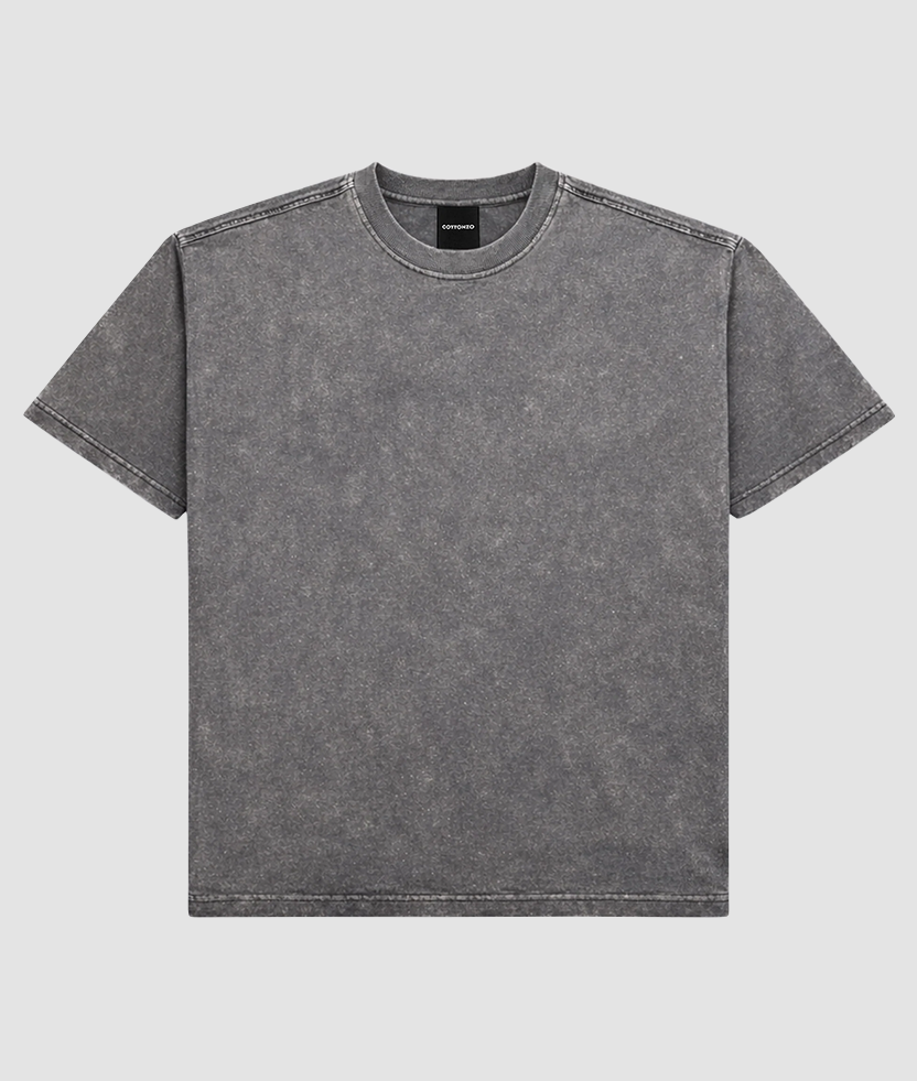 Oversize ・ Stone Grey Wash ・ 320 gsm