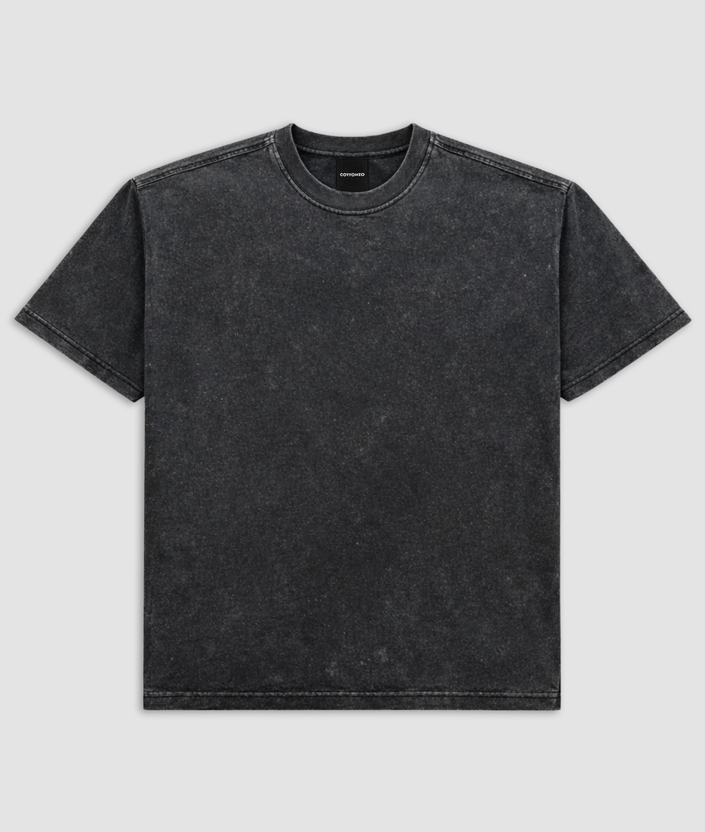 Oversize ・ Black Wash ・ 320 gsm
