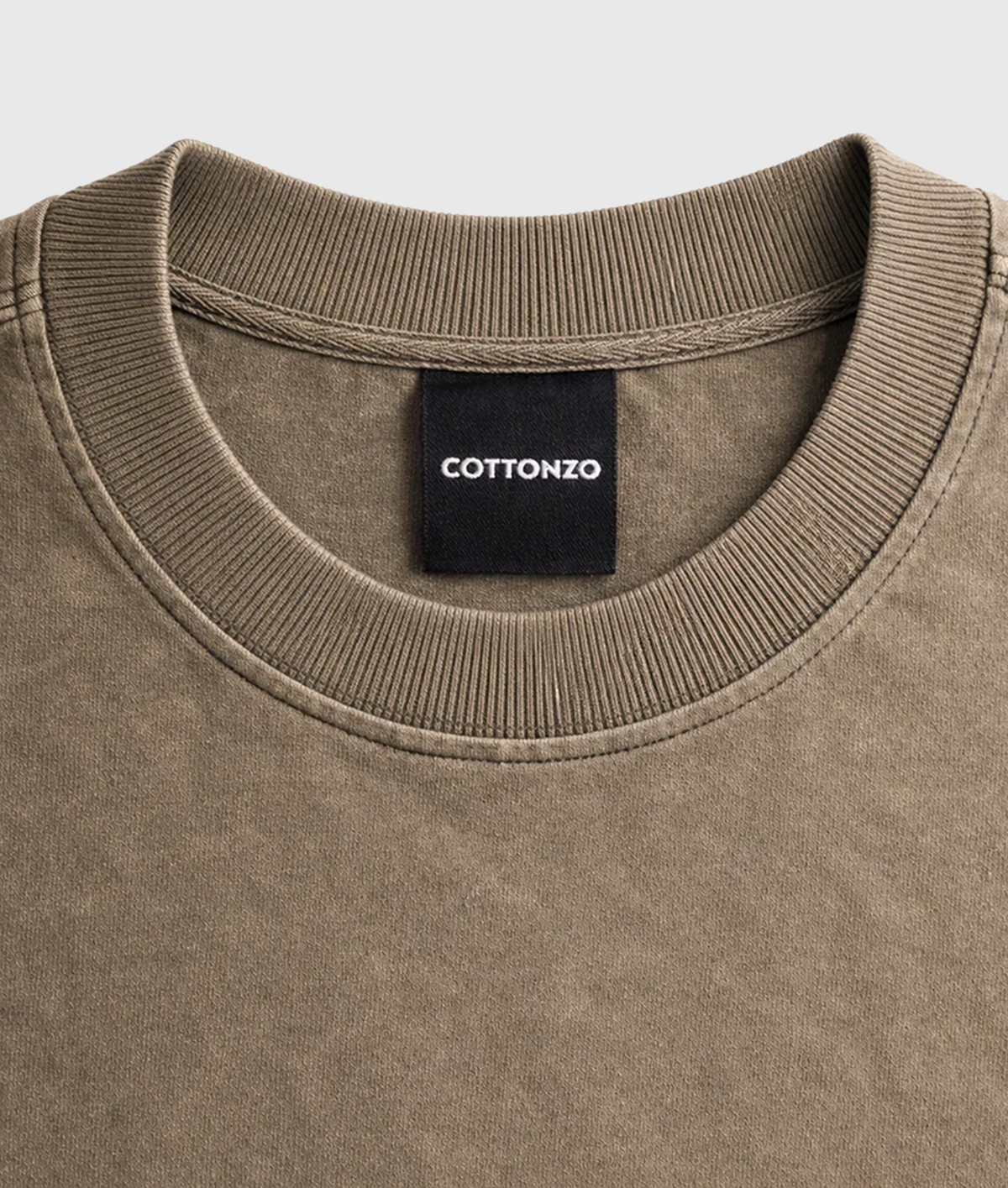 Oversize ・ Khaki Wash ・ 320 gsm