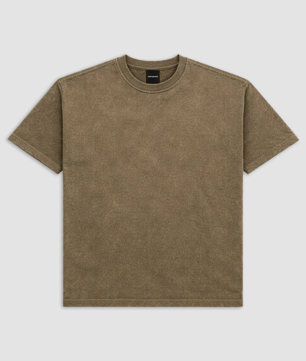 Oversize ・ Khaki Wash ・ 320 gsm